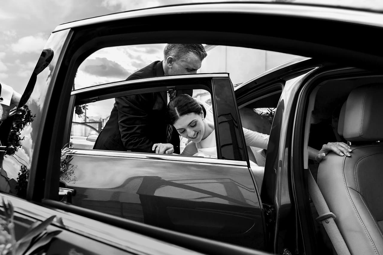 Couple wishing they had wedding video