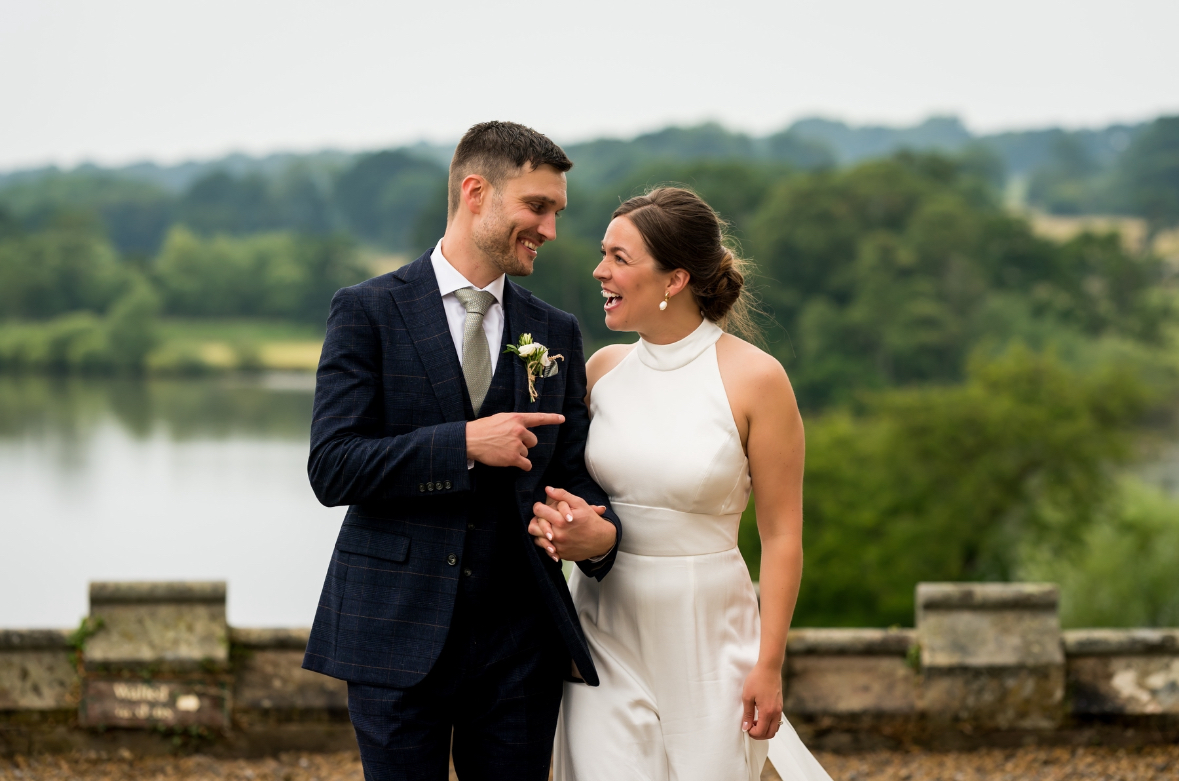 Wedding couple portrait transformation